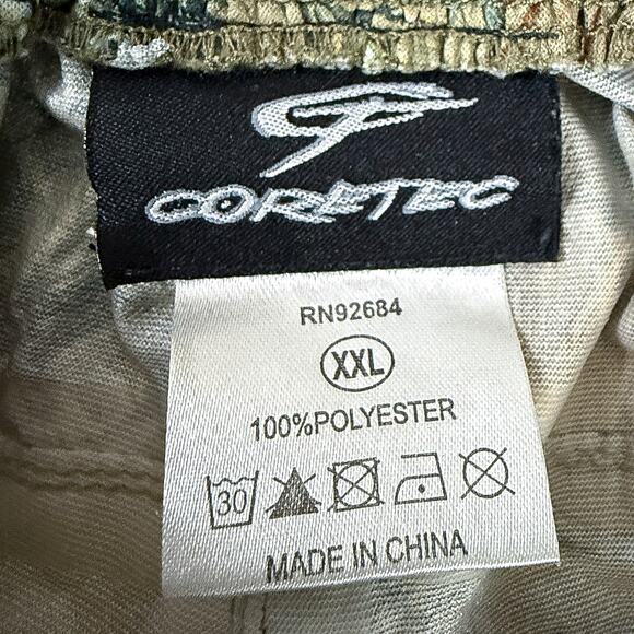 CORETEC Camo Hunting Pants XXL Zip Pockets Lightweight Water Resistant Outdoor - Picture 3 of 8